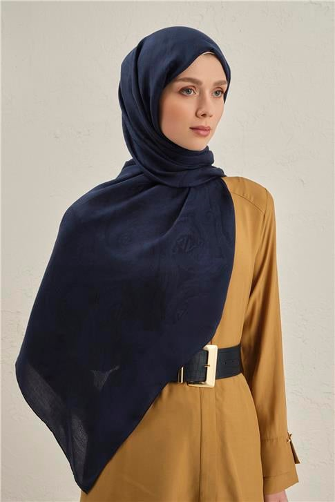 Armine Woolair Dalga Monogram Şal 1 02