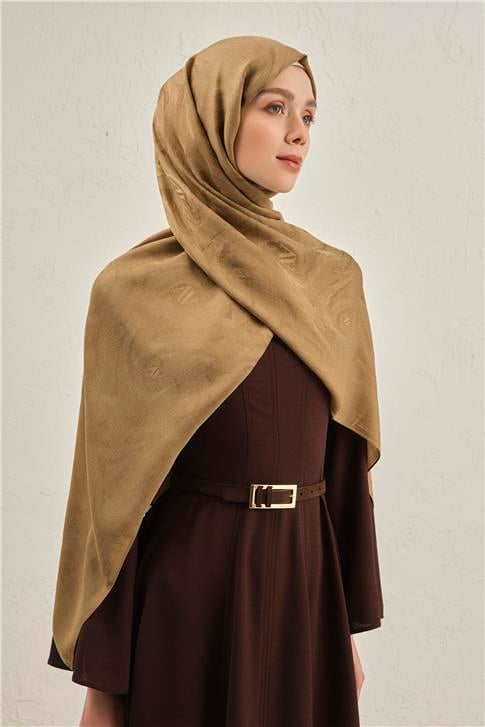 Armine Woolair Dalga Monogram Şal 1 10