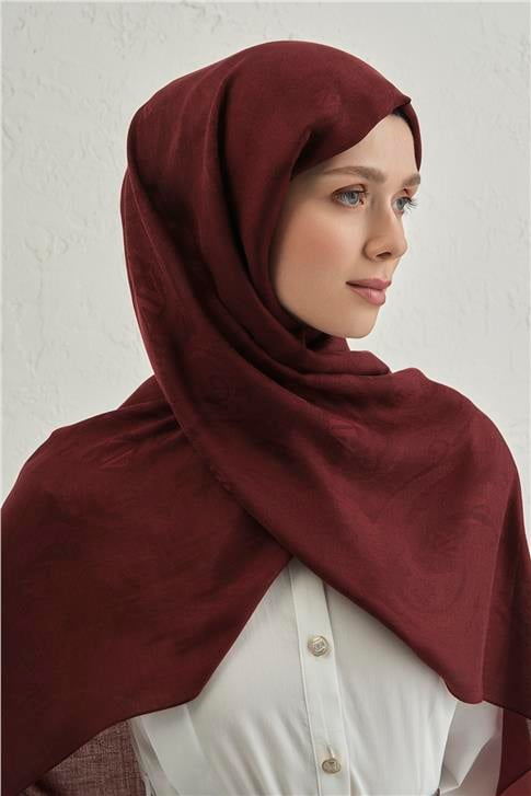 Armine Woolair Dalga Monogram Şal 1 32
