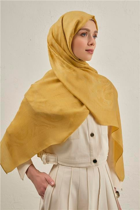 Armine Woolair Dalga Monogram Şal 1 71