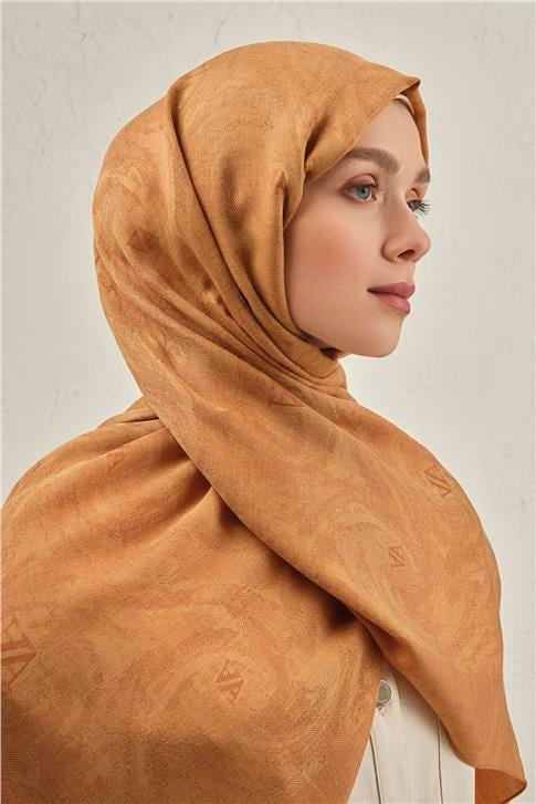 Armine Woolair Dalga Monogram Şal 1 72