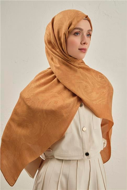 Armine Woolair Dalga Monogram Şal 1 72