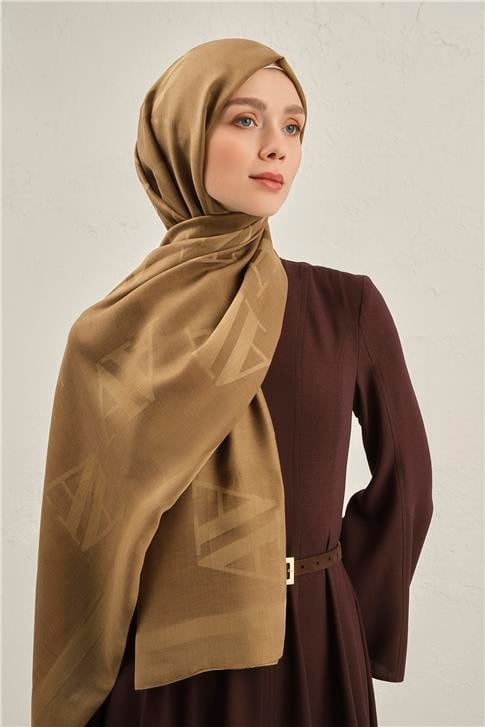 Armine Woolair Harf Monogram Şal 2 10