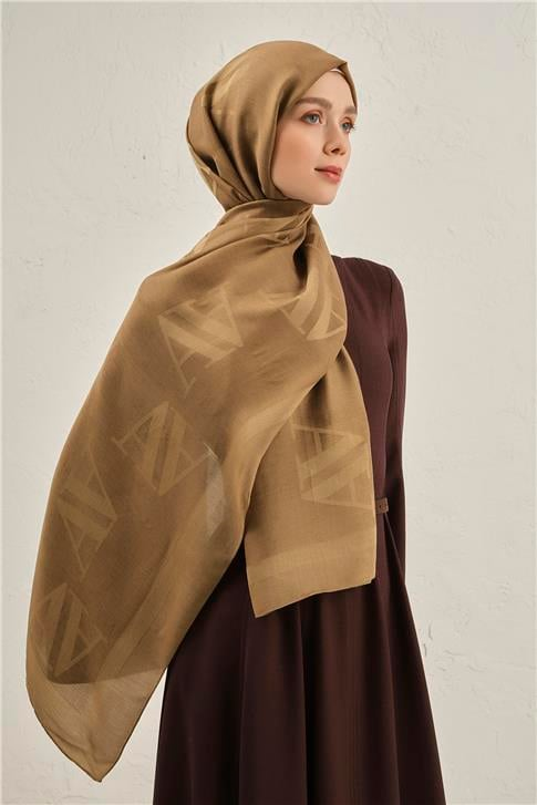 Armine Woolair Harf Monogram Şal 2 10