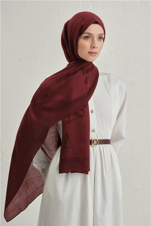 Armine Woolair Harf Monogram Şal 2 32
