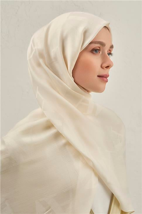 Armine Woolair Harf Monogram Şal 2 39