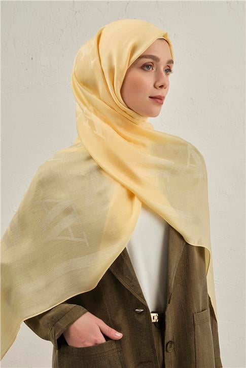 Armine Woolair Harf Monogram Şal 2 70
