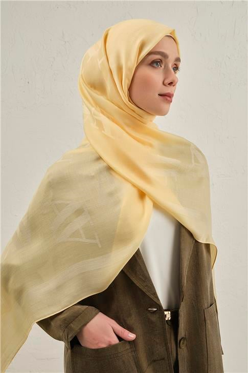Armine Woolair Harf Monogram Şal 2 70