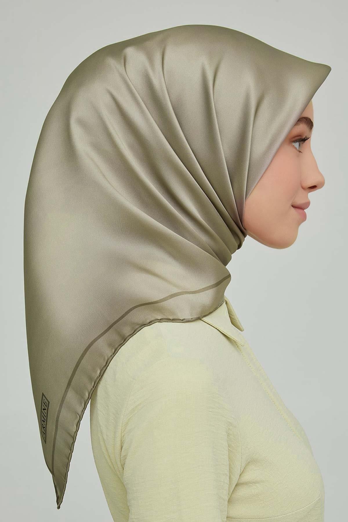 Armine Yeni Sezon 2022 İlkbahar Yaz Serisi %100 İPEK Twill Eşarp 8668D-08