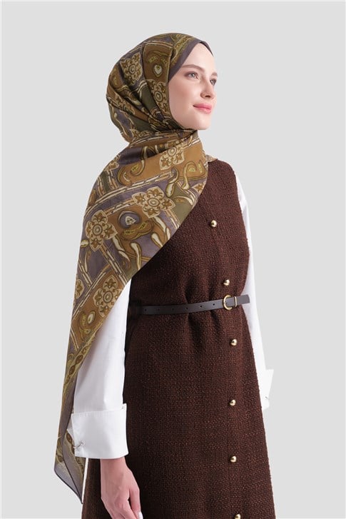 Armine Yün İpek Harmony Şal 5517 80