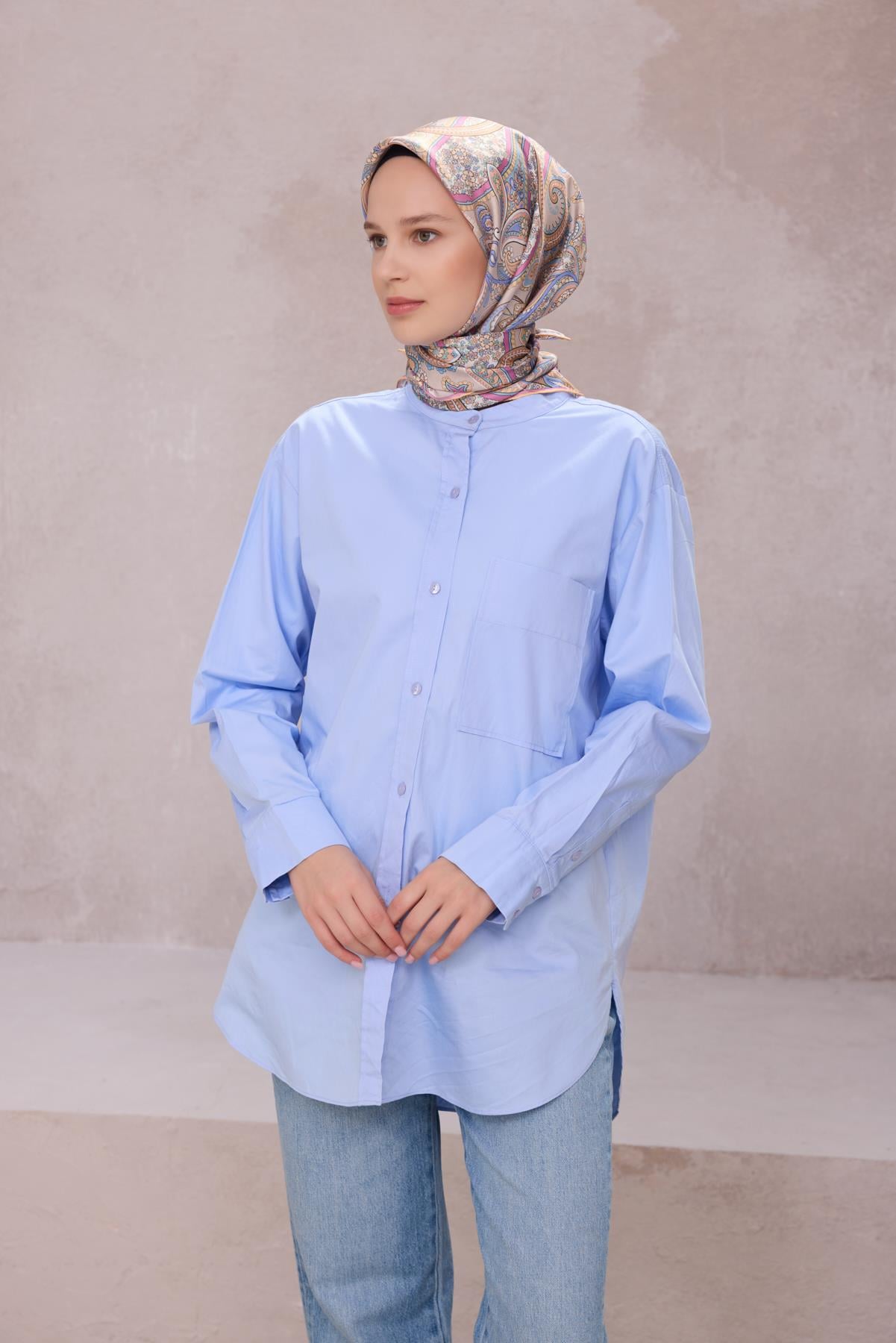 Belli Saf İpek Eşarp 4202-33