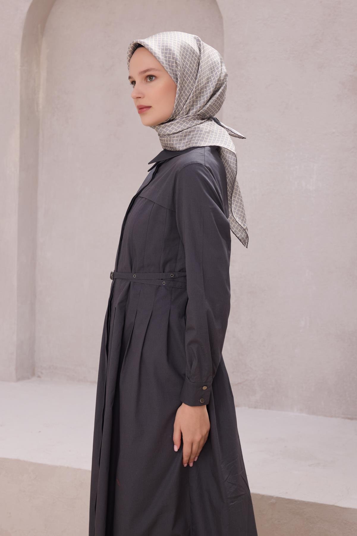 Belli Saf İpek Eşarp 4203-32