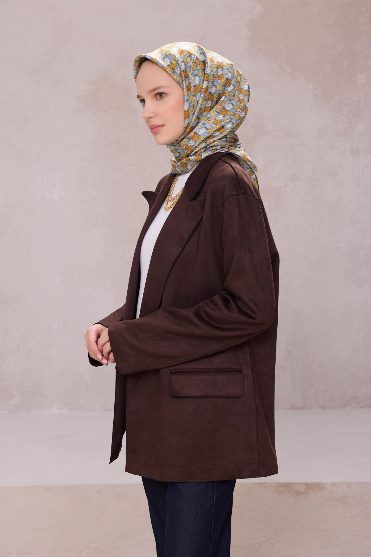 Belli Saf İpek Eşarp 4204-52