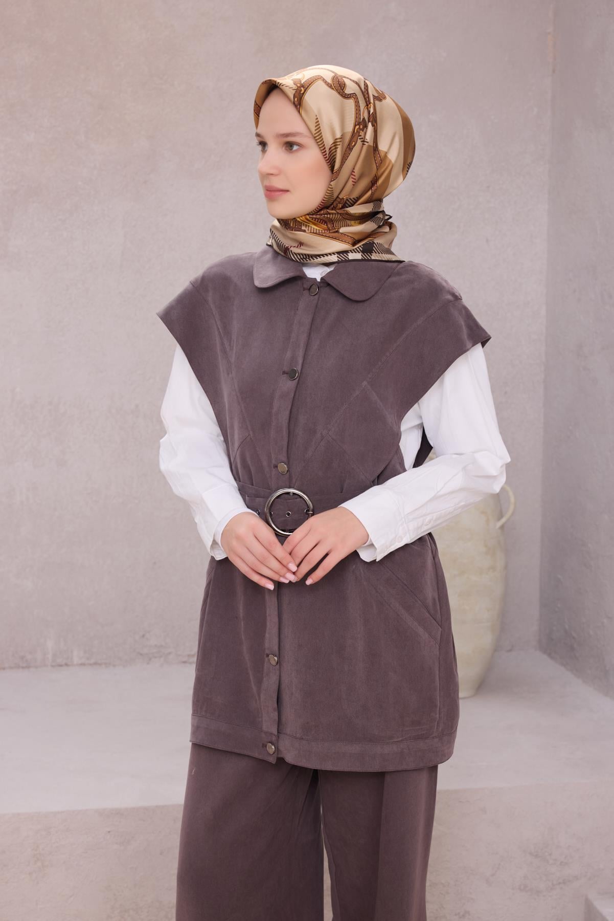 Belli Saf İpek Eşarp 4206-01