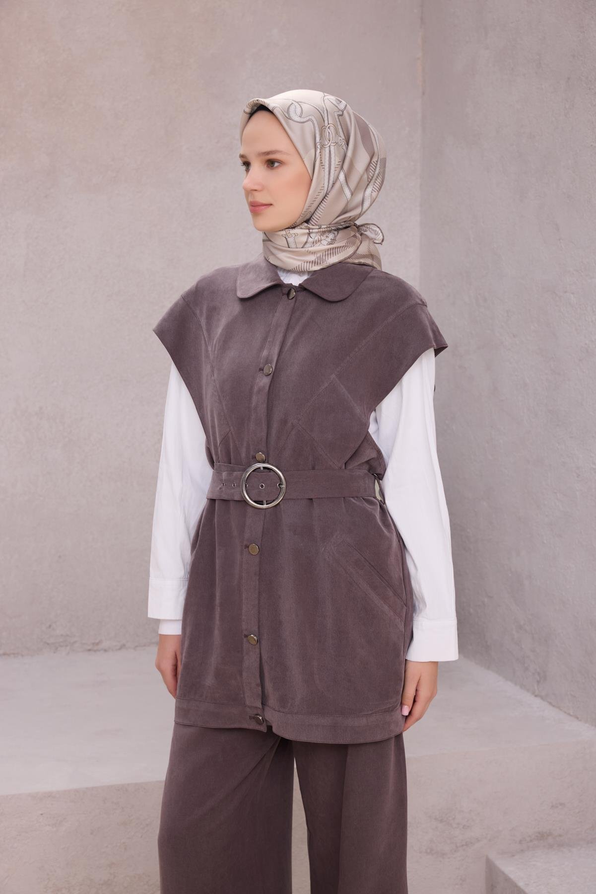 Belli Saf İpek Eşarp 4206-08