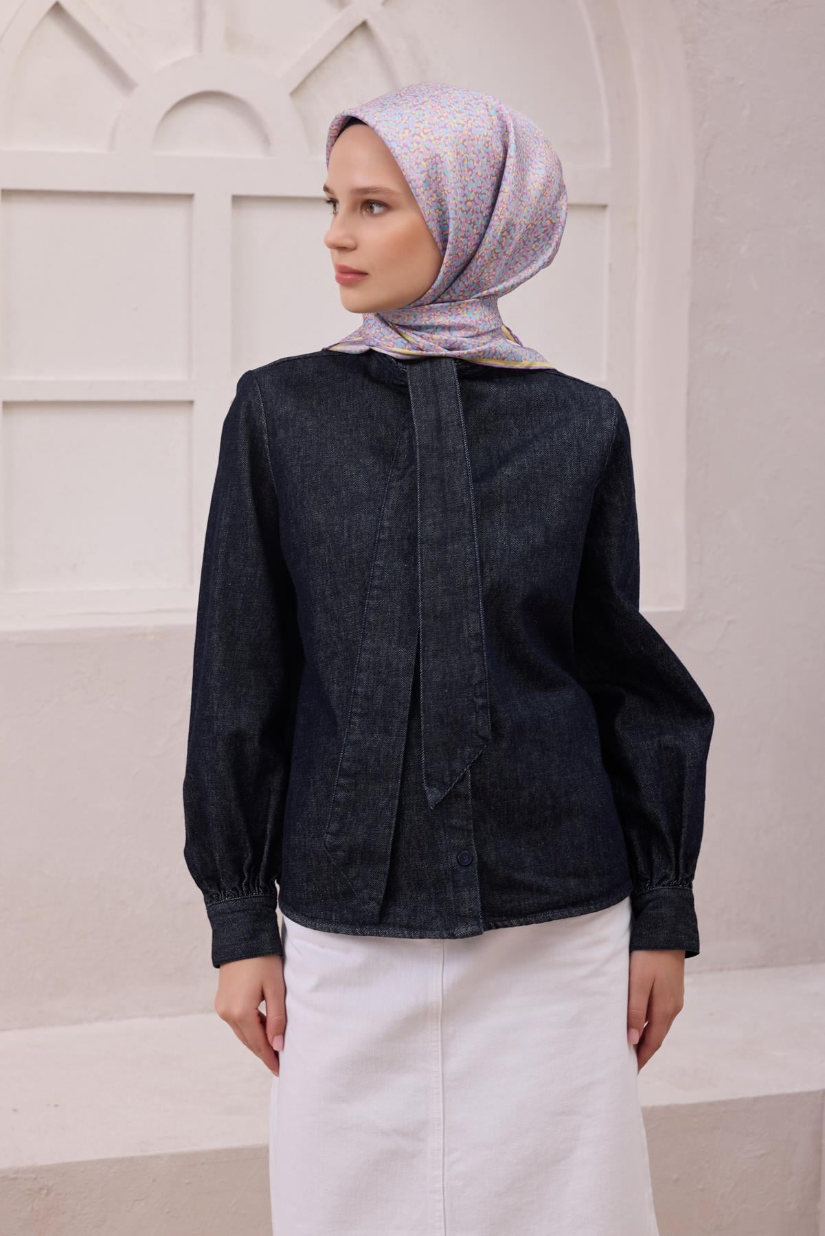 Belli Saf İpek Eşarp 4208-86