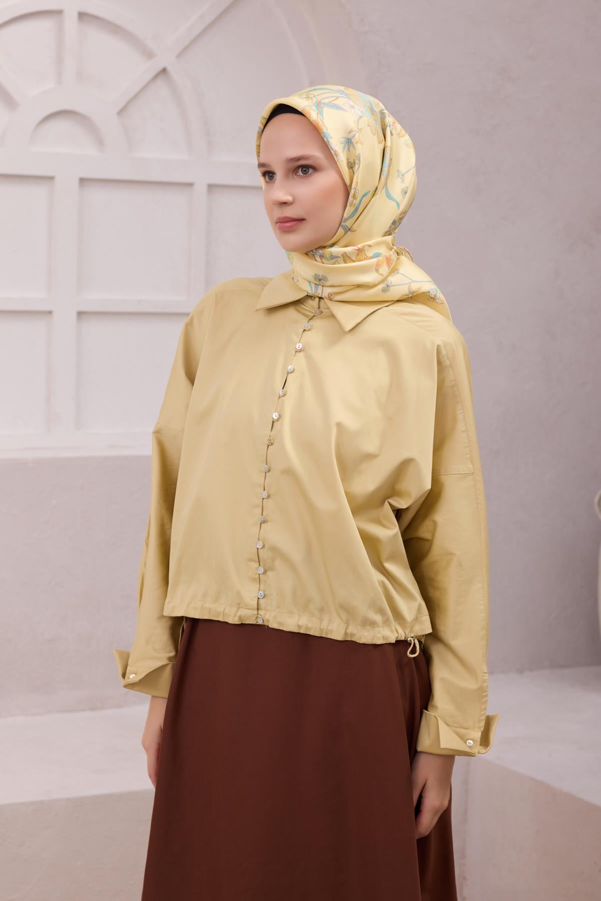 Belli Saf İpek Eşarp 4210-84