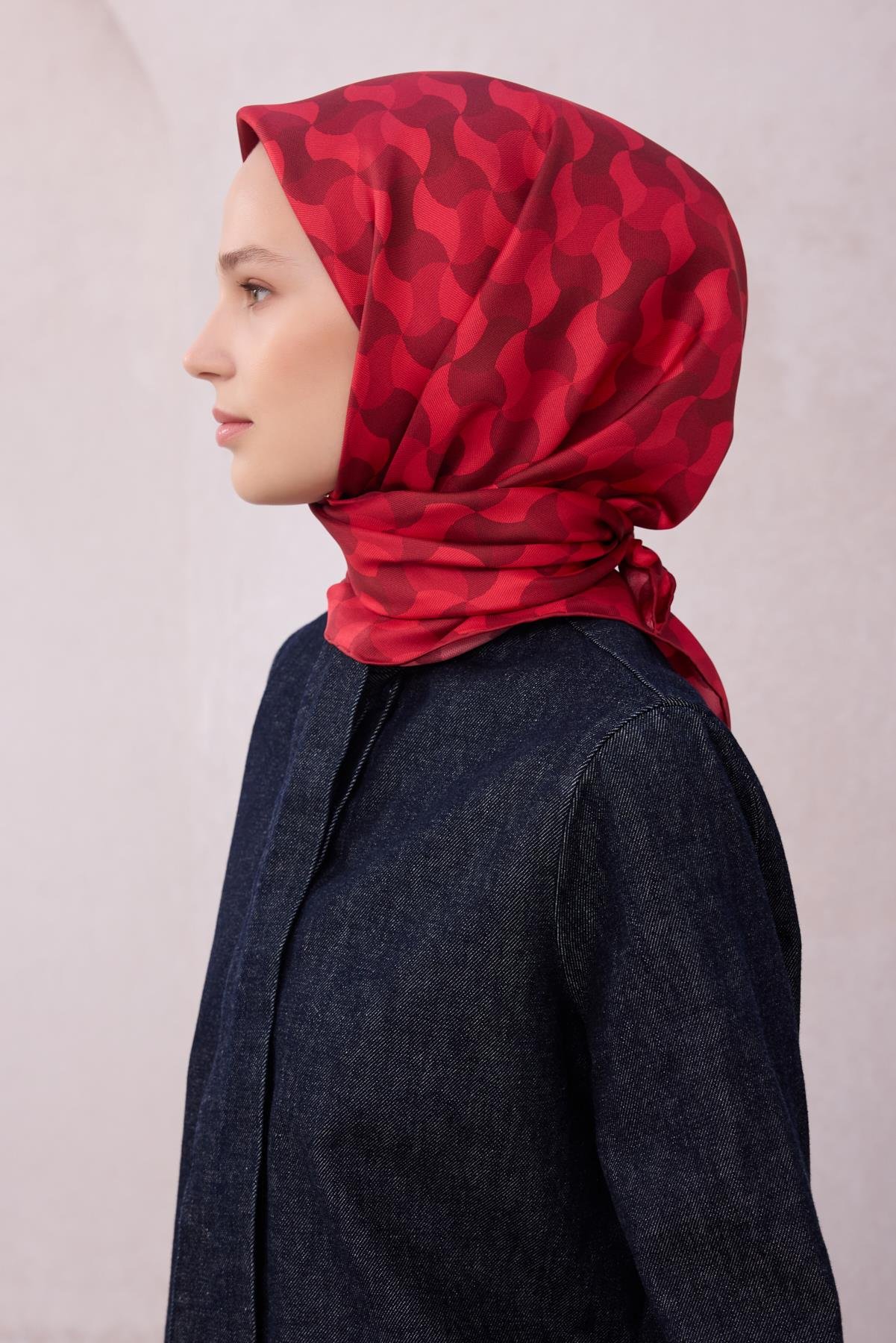 Belli Saf İpek Eşarp 4211-02