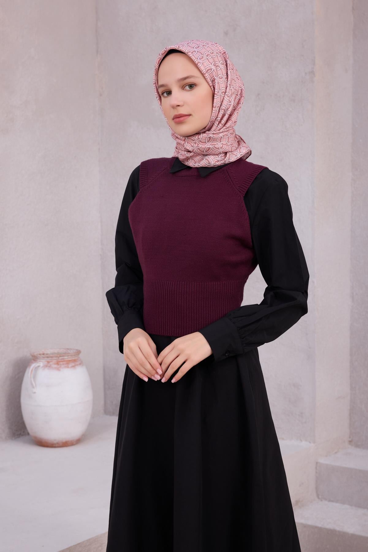 Belli Saf İpek Eşarp 4215-02
