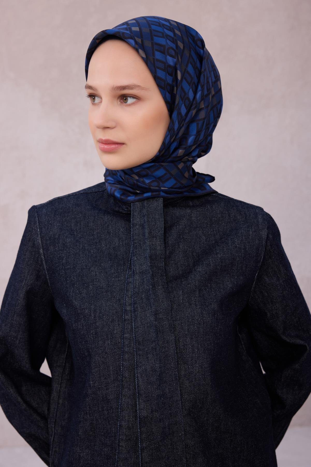 Belli Saf İpek Eşarp 4223-56