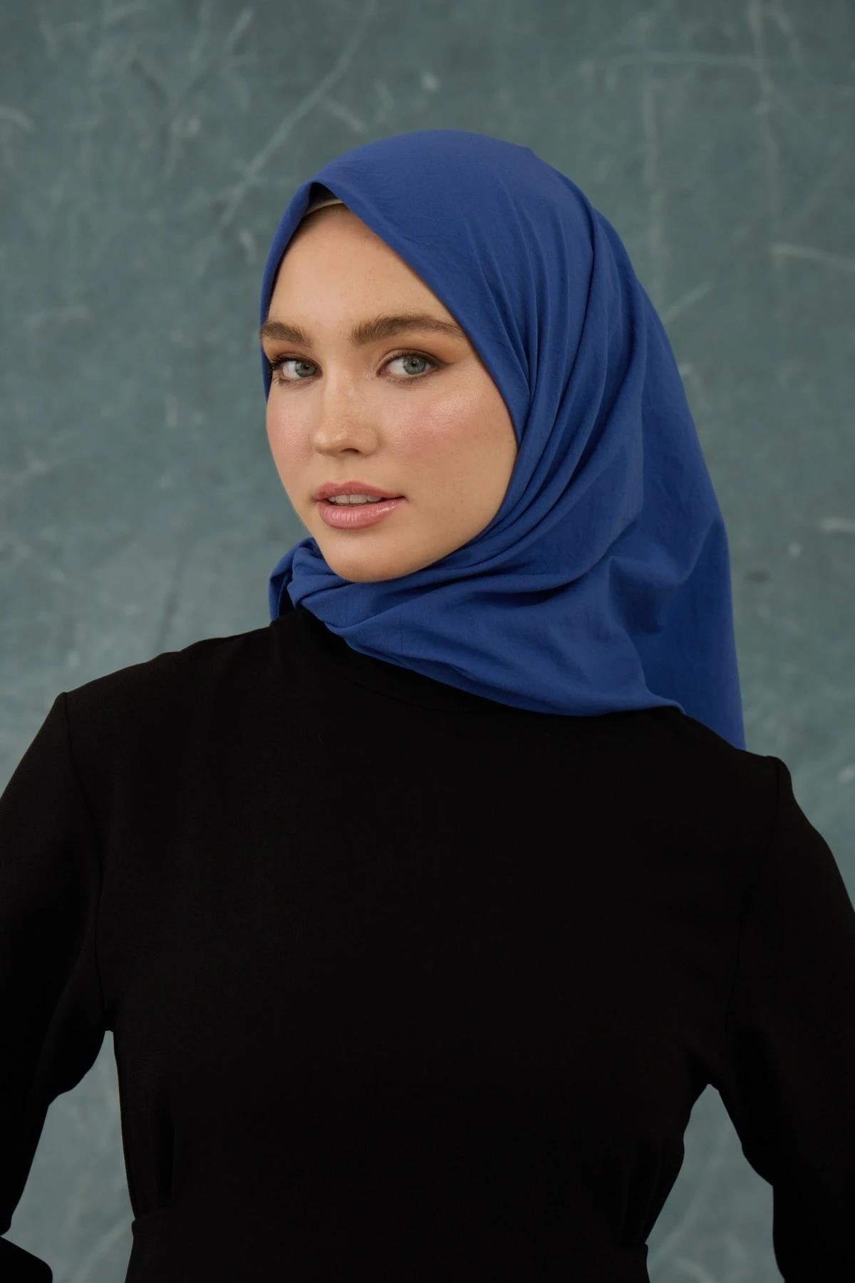 Canlı İndigo Comfy Yok Eşarp - 10001-04