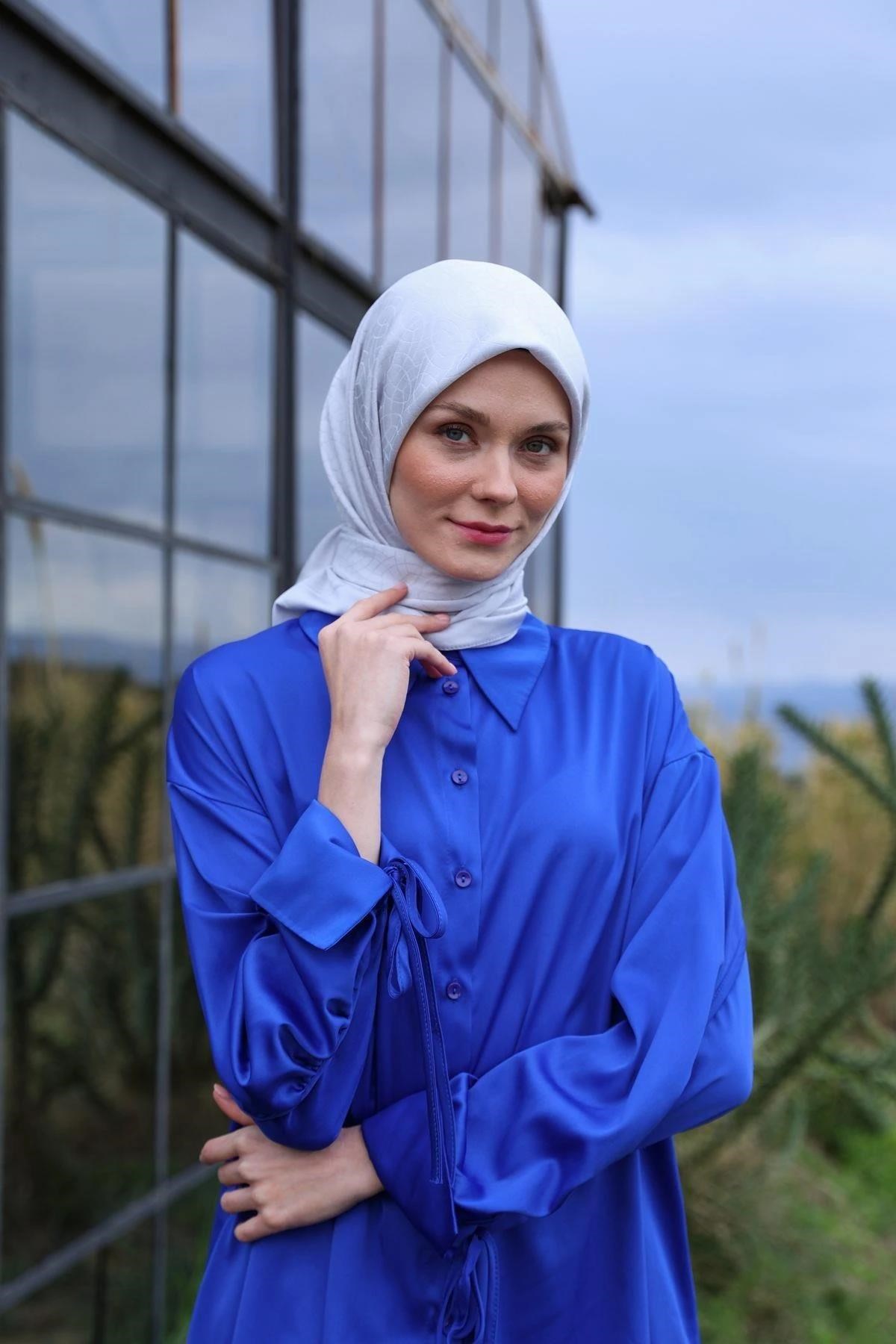 Celina Jakar Eşarp Soft Gri 9902-01