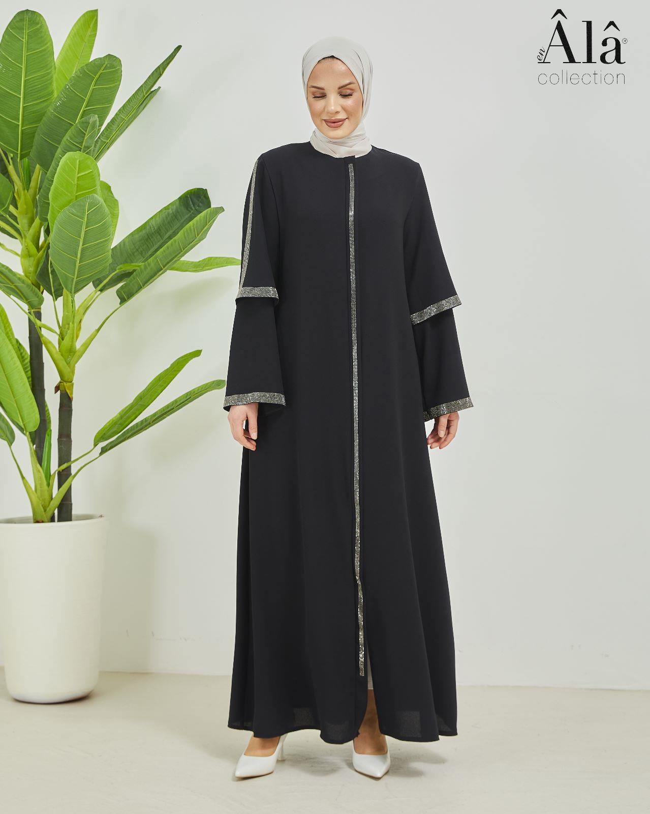 Çift kol taşlı model ferace
