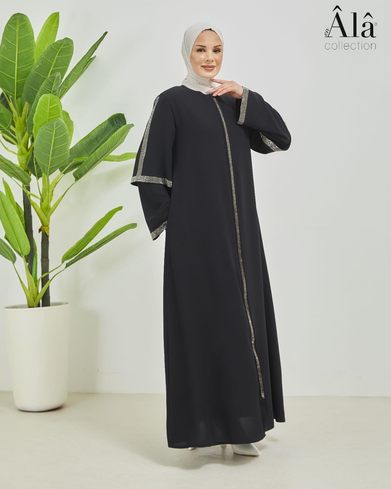 Çift kol taşlı model ferace