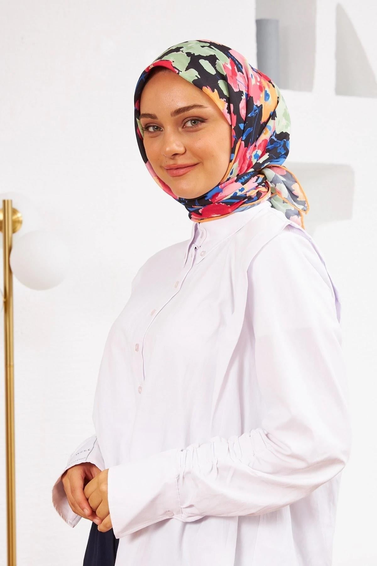 Colorday Kuvars Soft Eşarp Siyah 1142-01