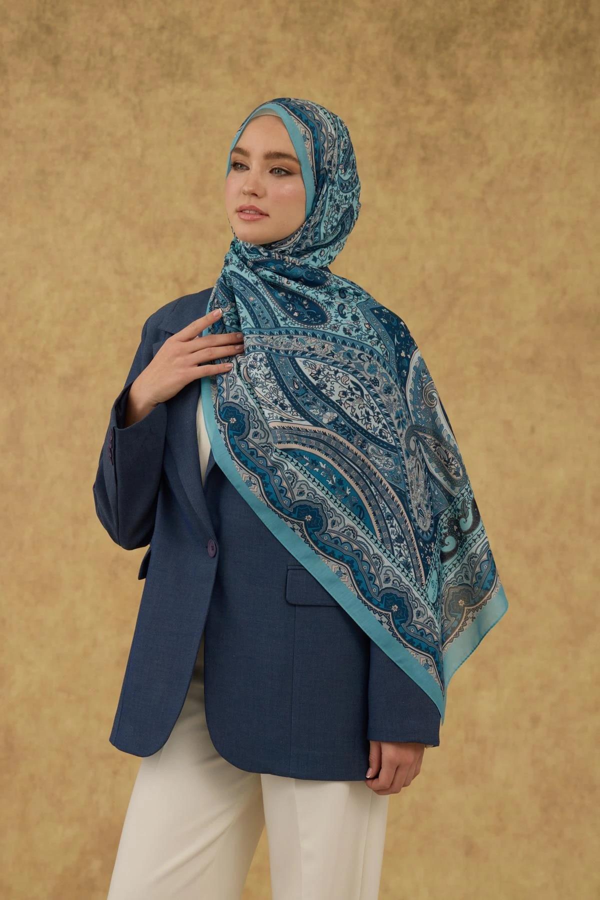 İpekhan Soft Şal Gök Mavi 3053-02