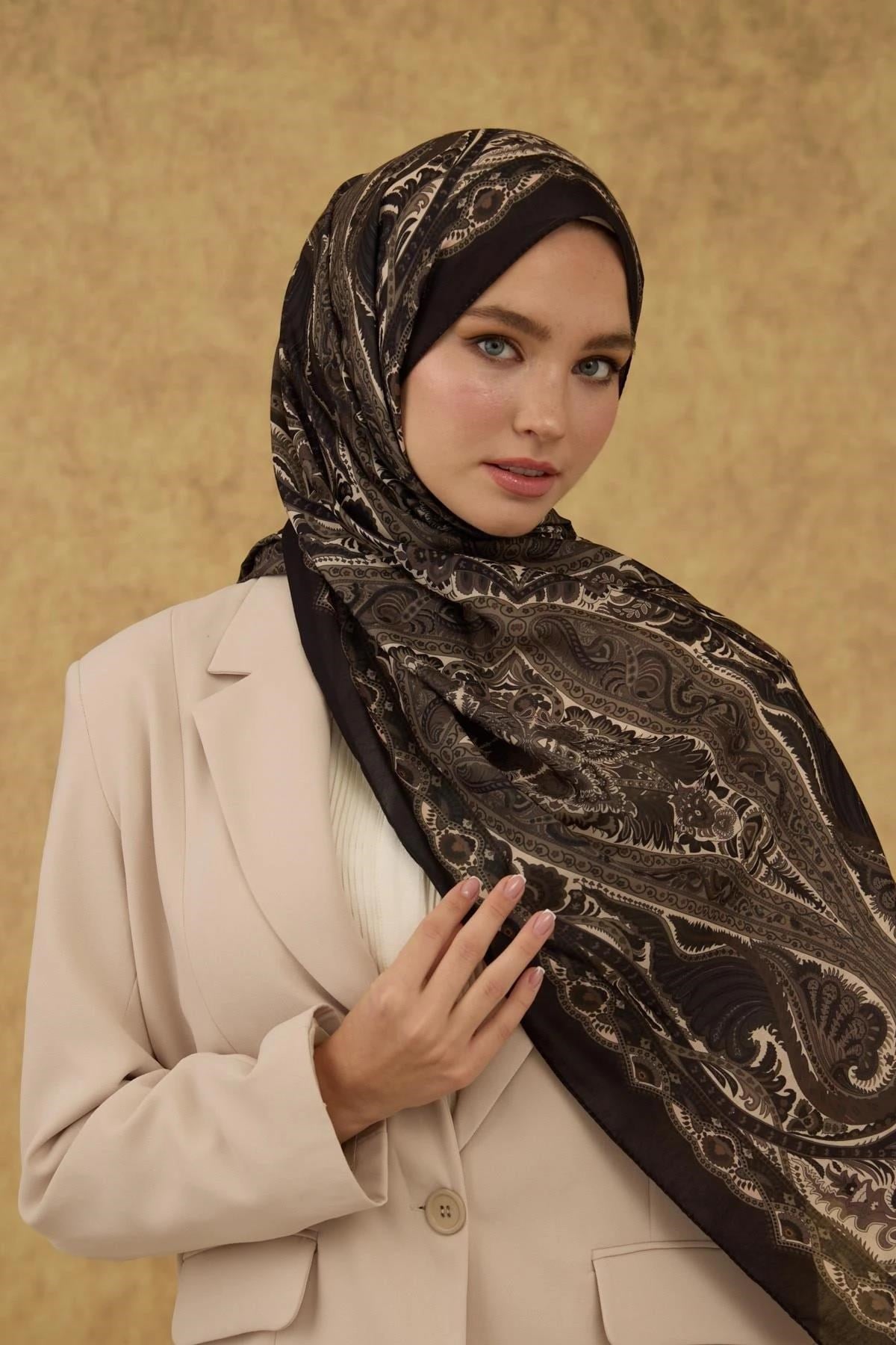 İpekhan Soft Şal Kahverengi 3052-06