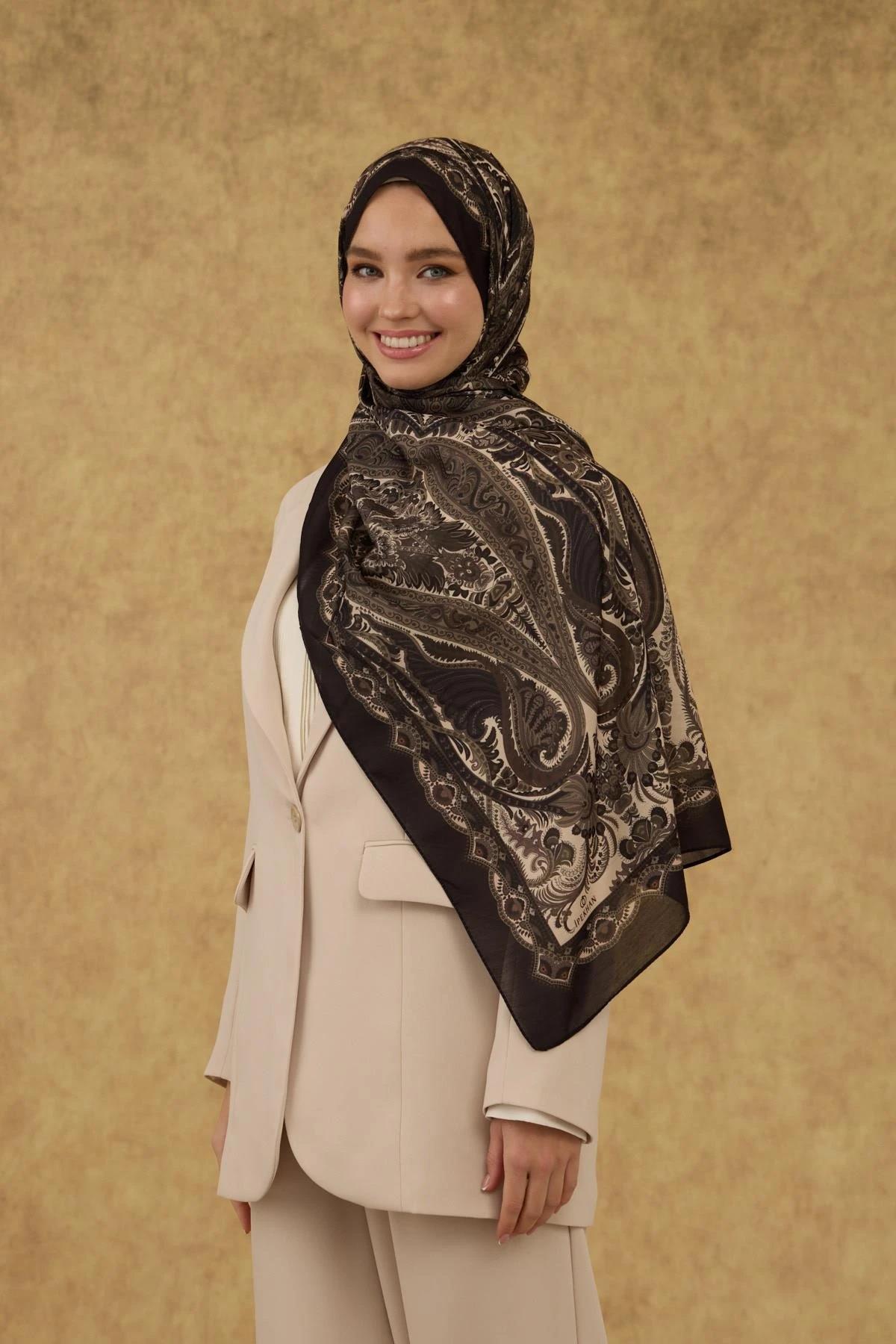İpekhan Soft Şal Kahverengi 3052-06