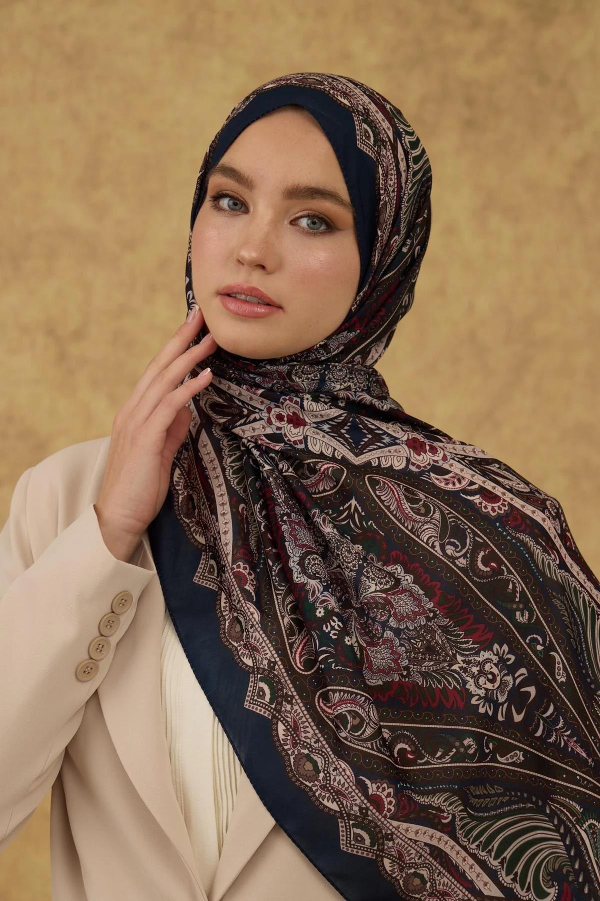İpekhan Soft Şal Lacivert 3052-09
