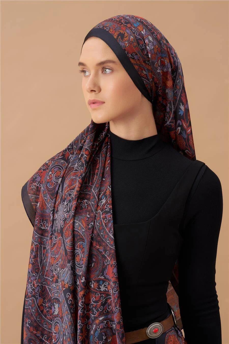 Jardin Secret Collection Hint Vual İpek Şal 5011-10