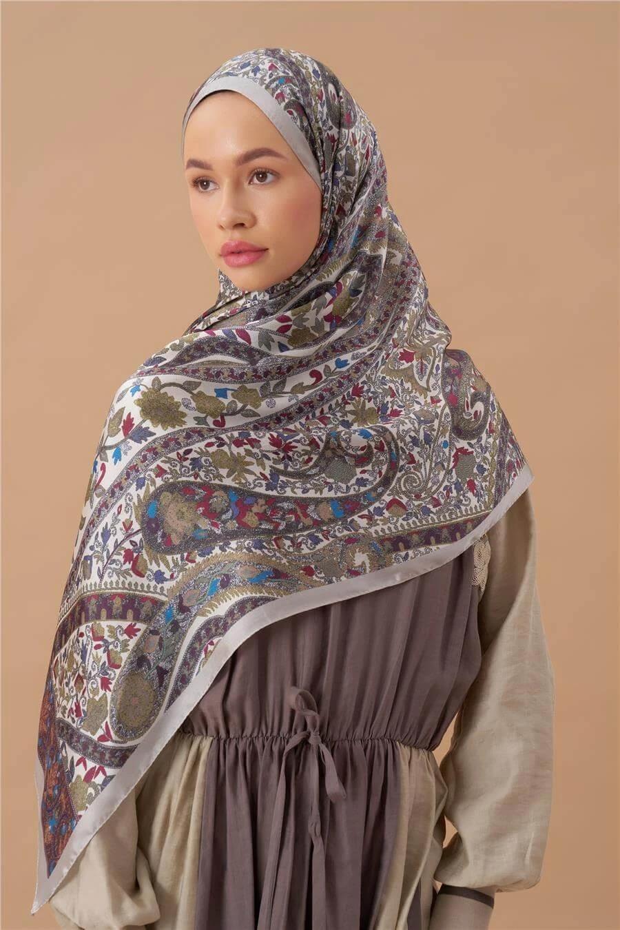 Jardin Secret Collection Hint Vual İpek Şal 5011-04