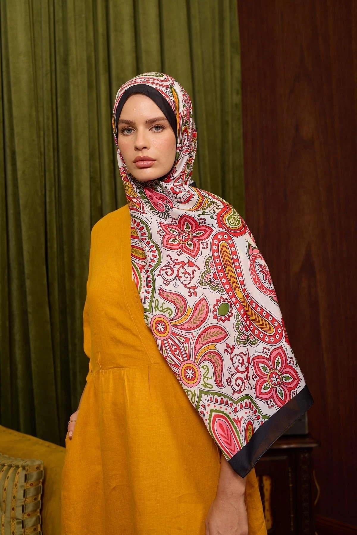 Marrakech Koleksiyon Soft Şal Kiremit Siyah 3048-09