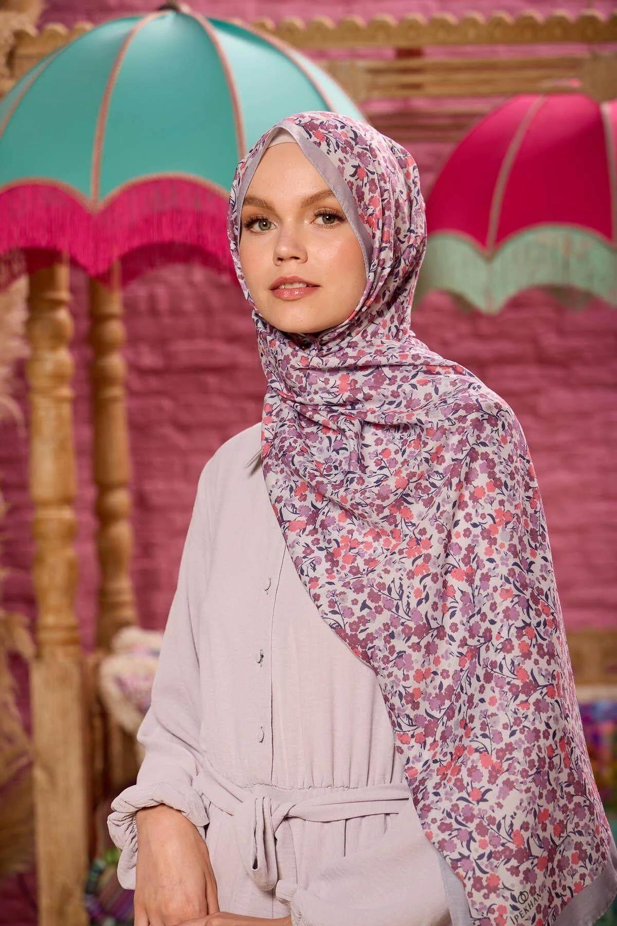 Marrakech Koleksiyon Soft Şal Nar Çiçeği Pembe 3046-28
