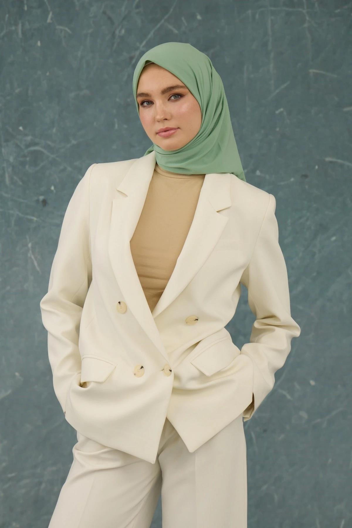 Mentol Comfy Yok Eşarp - 10001-20