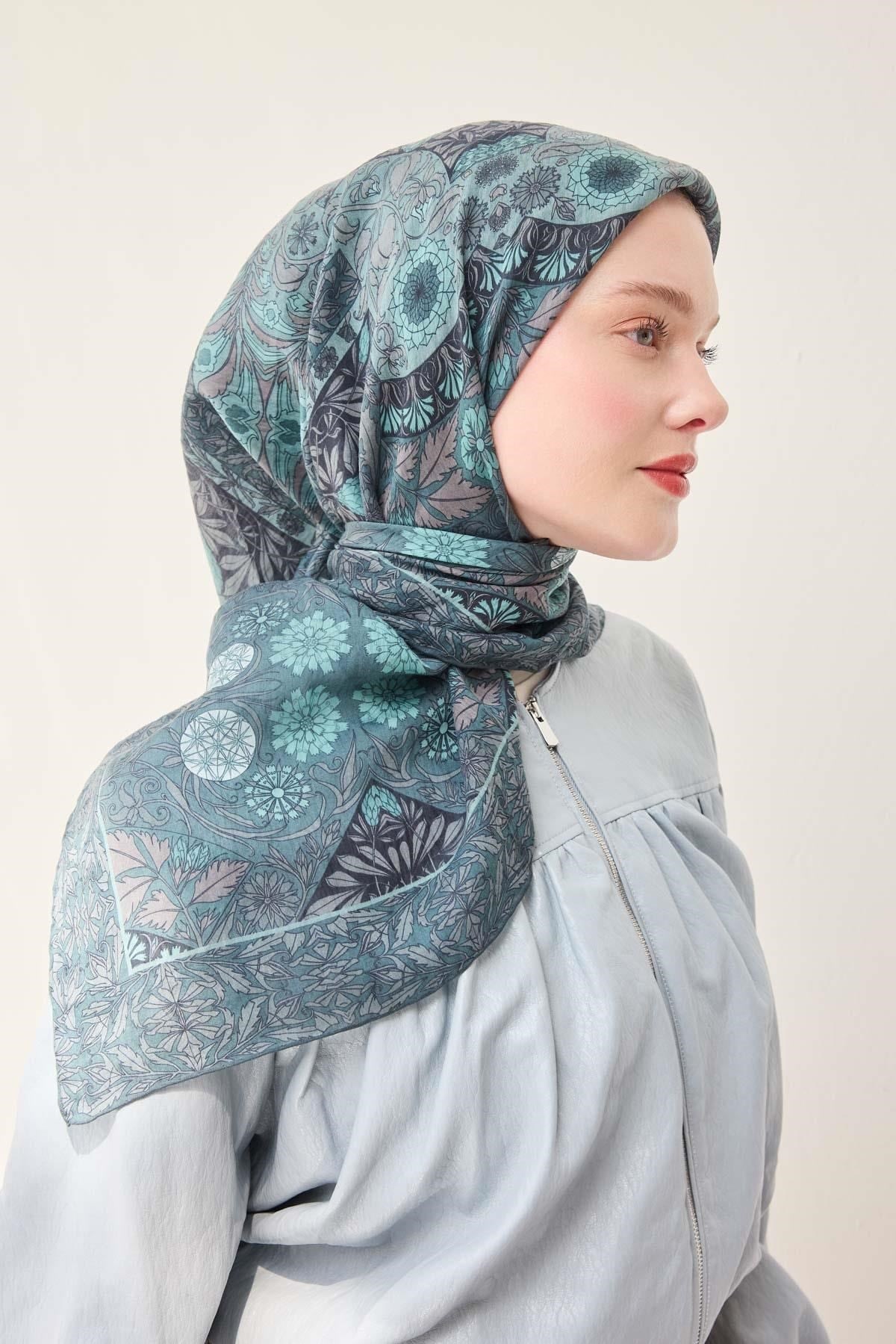 Monare Eşarp Lora Viridian 90x90