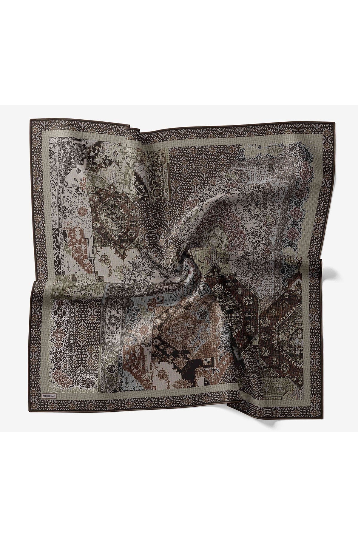 Monare Eşarp Modern Kiremit 90x90