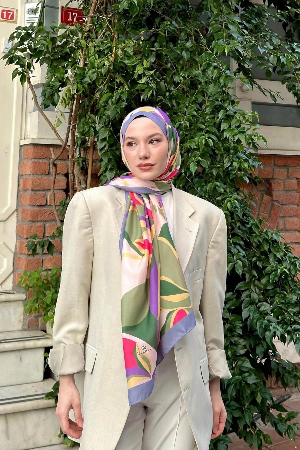 Nature Lilyum Soft Şal Benetton Yeşil 3036-18