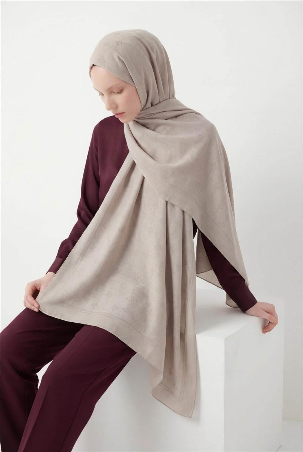 Pamuk Polyester Liva Şal Taş Nefes Alan Dokulu Kaymaz 90x200