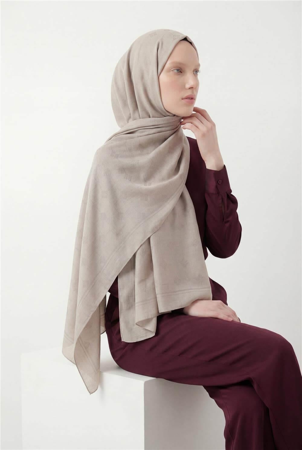 Pamuk Polyester Liva Şal Taş Nefes Alan Dokulu Kaymaz 90x200