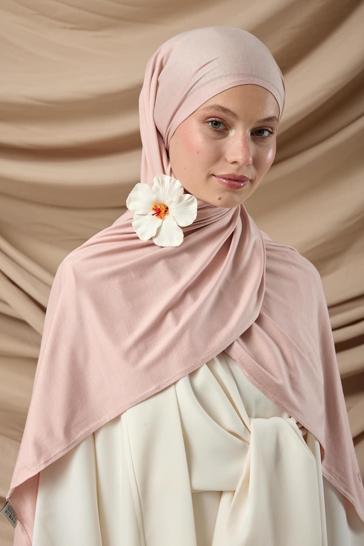 Premium Penye Şal 65002-13 Pudra