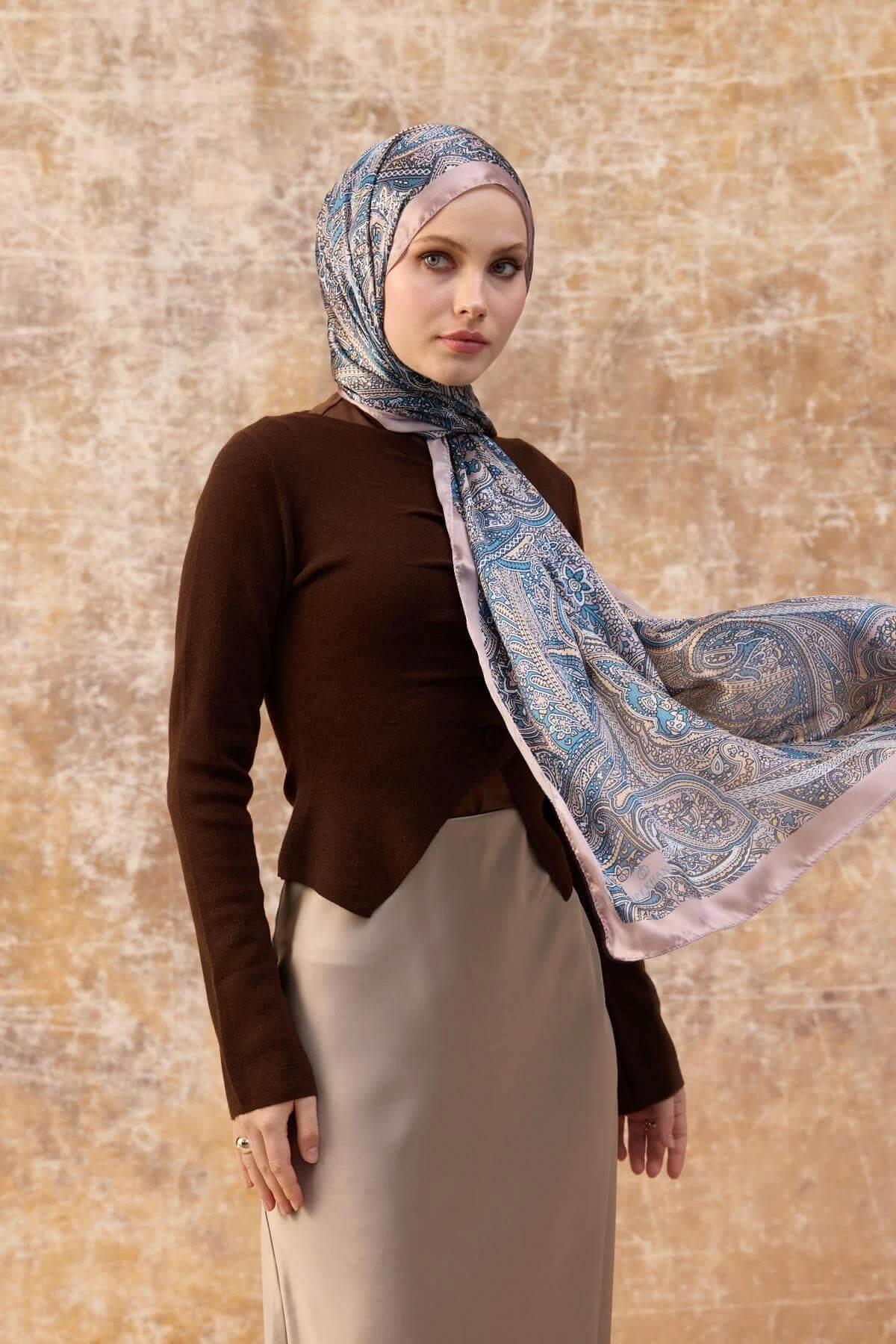 Pudra Hint Vual Şal - 5003-06