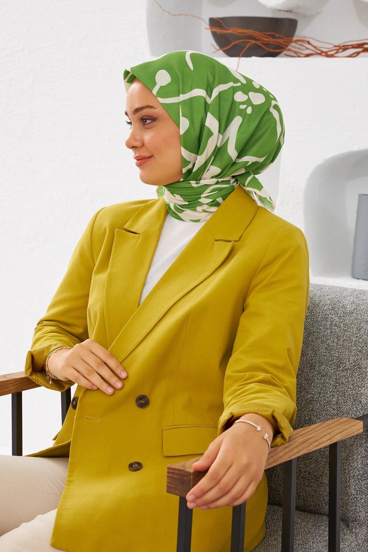 Relax Geometrik Soft Eşarp