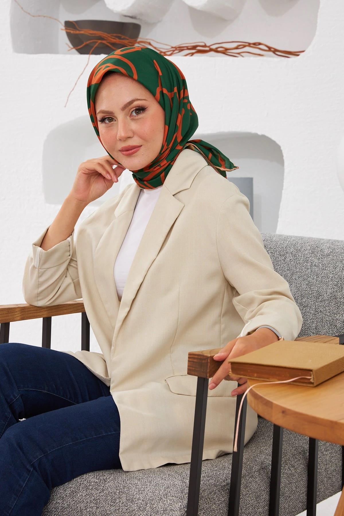 Relax Geometrik Soft Eşarp