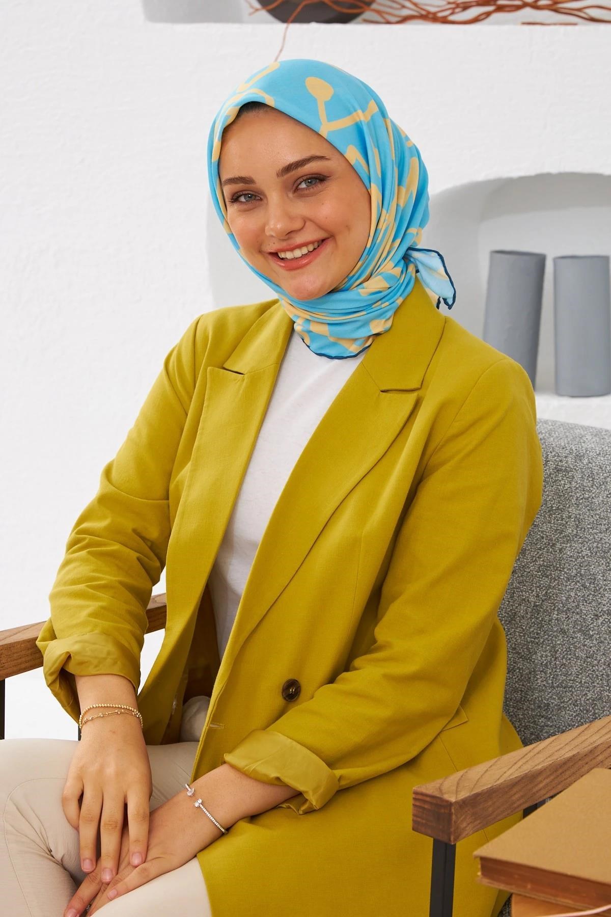 Relax Geometrik Soft Eşarp