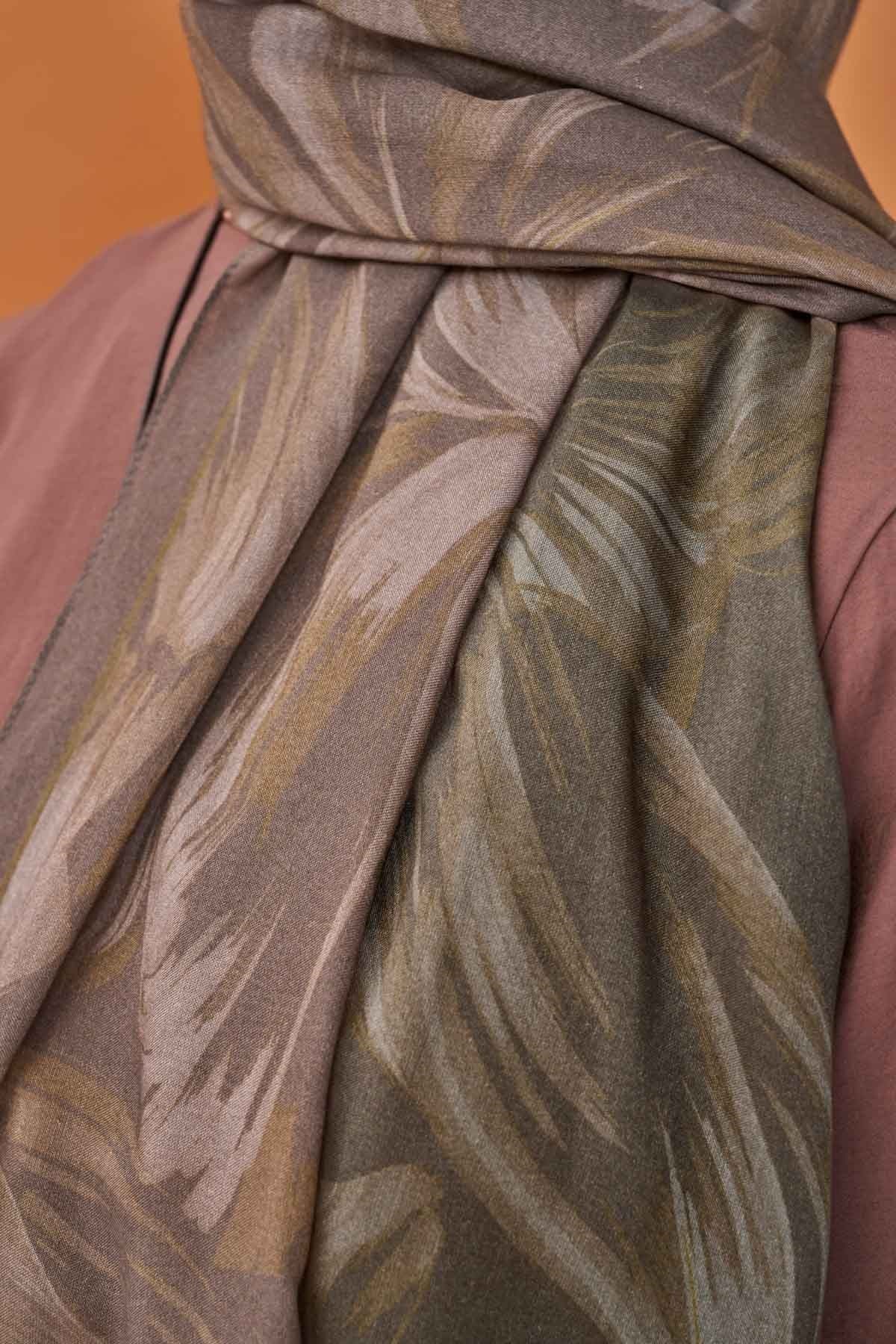 Riva Şal Tencel Bloom Antrasit