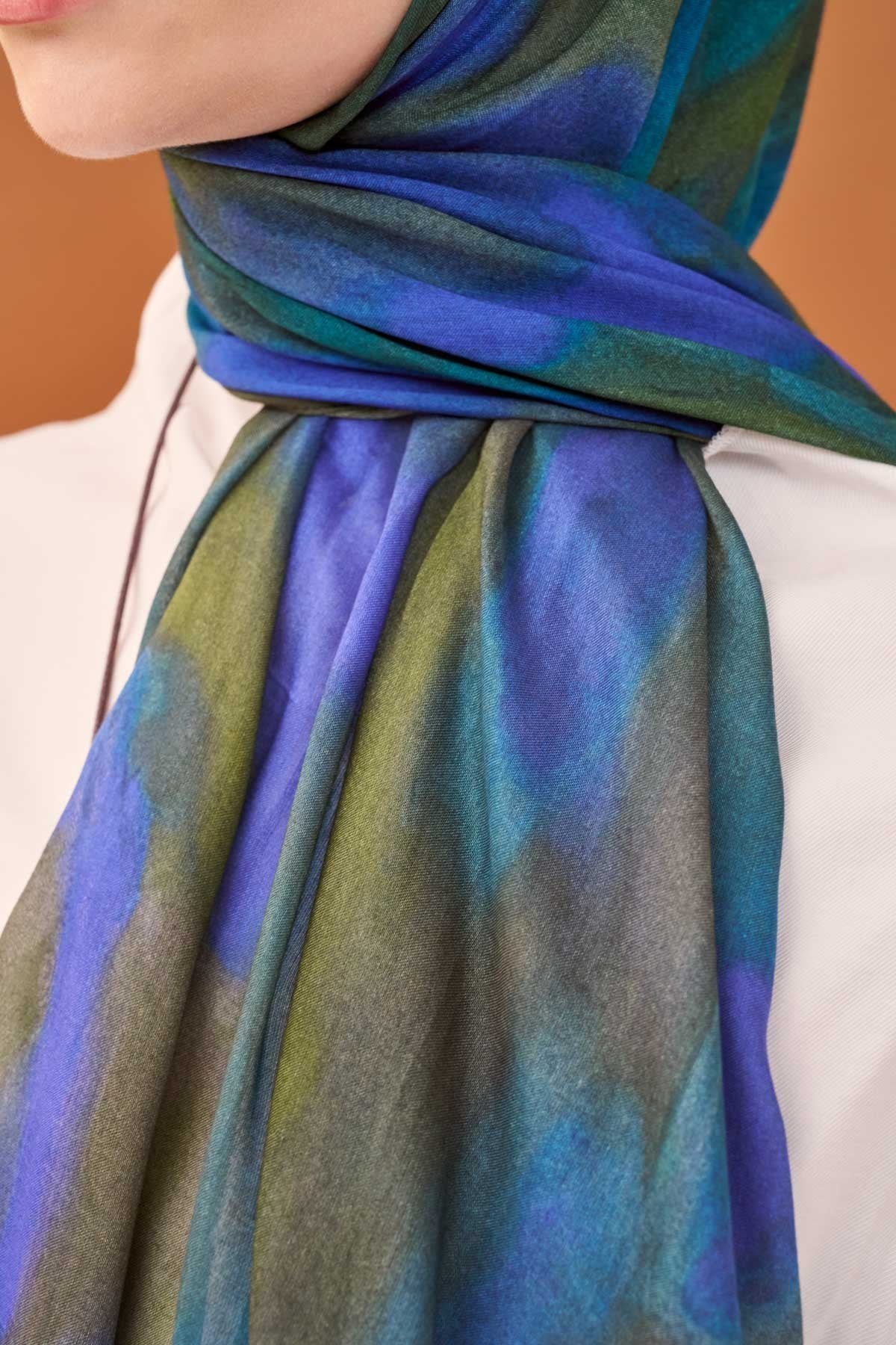 Riva Şal Tencel Cloud Saks